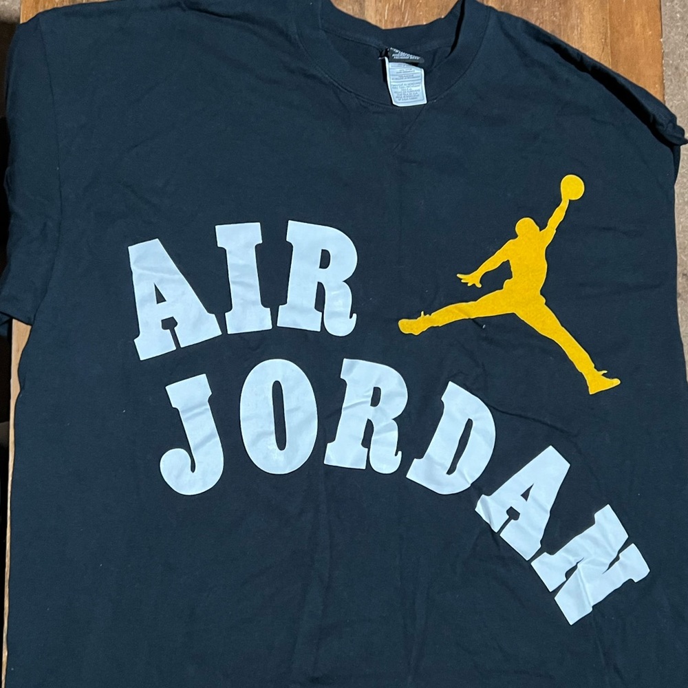 Air Jordan vintage big logo tee men XL